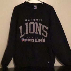 Vintage Detroit lions sweater by Russel large